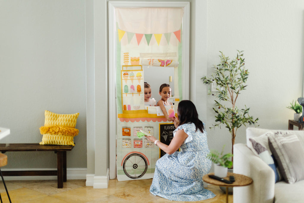 Printable Paper Ice Cream Cones: Easy Pretend Play Craft for Kids
