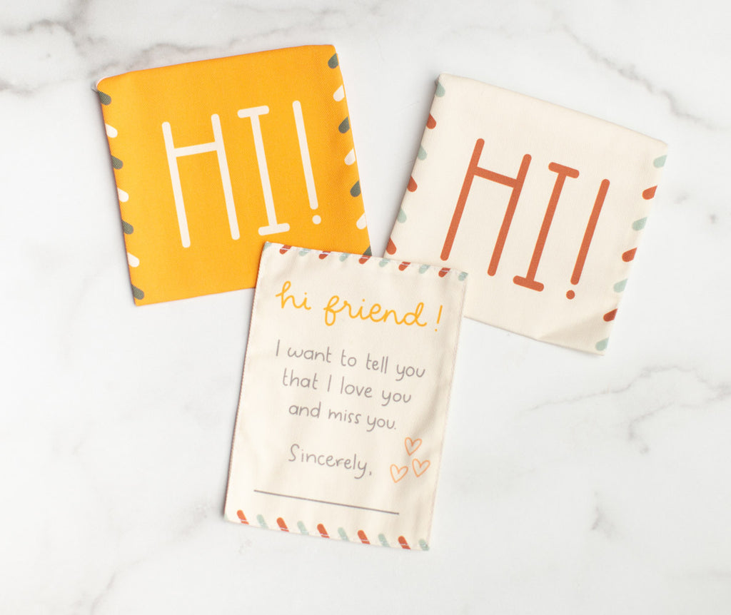Hi envelopes and letters made from fabric for open ended play. Entrepreneurial toys for kids ideas 2022